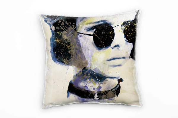 Paul Sinus Art Natalie Portman Leon Deko Kissen Bezug 40x40cm für Couch Sofa Lounge Zierkissen