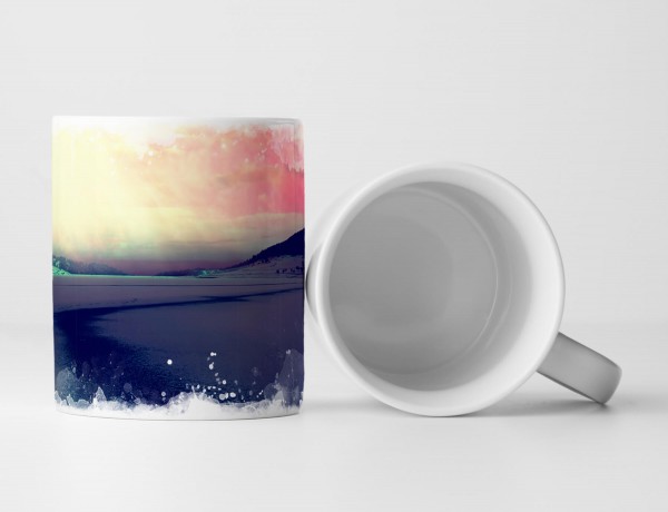 Paul Sinus Art Tasse Geschenk Wintermärchenlandschaft