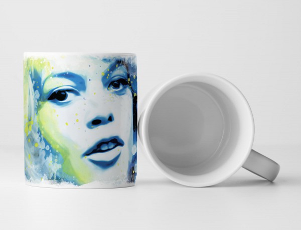 Paul Sinus Art Brigitte Bardot XII Tasse als Geschenk, Design Sinus Art