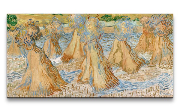 Paul Sinus Art Remaster 120x60cm Vincent Van Gogh Impressionismus Weltberühmtes Gemälde Ernte Sommer Zeitlos