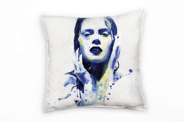 Paul Sinus Art Amy Adams Deko Kissen Bezug 40x40cm für Couch Sofa Lounge Zierkissen