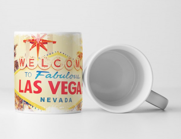 Paul Sinus Art Tasse Geschenk Urbane Fotografie – Welcome to Las Vegas Nevada