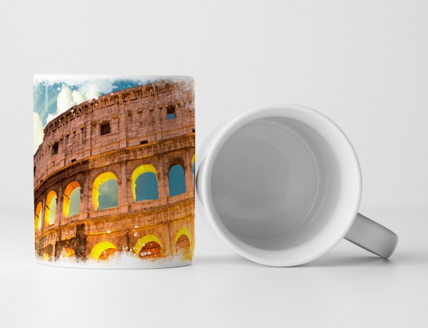 Paul Sinus Art Tasse Geschenk Architekturfotografie – Colosseum in Rom Italien