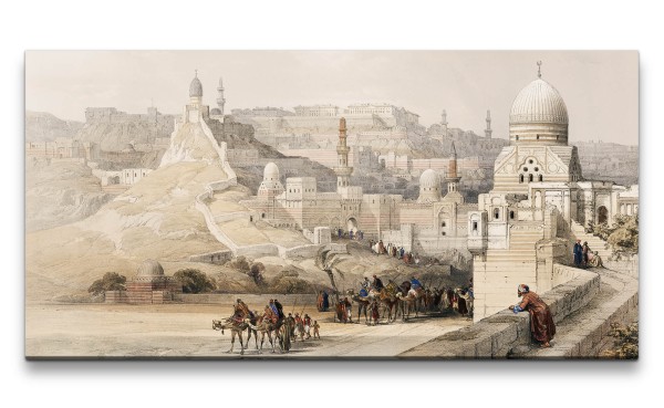 Paul Sinus Art Remaster 120x60cm Alte Ägypten Illustration Kairo Kathedrale Kunstvoll Schön