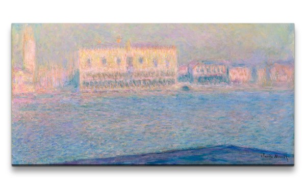 Paul Sinus Art Remaster 120x60cm Claude Monet Impressionismus weltberühmtes Wandbild The Doge's Palace