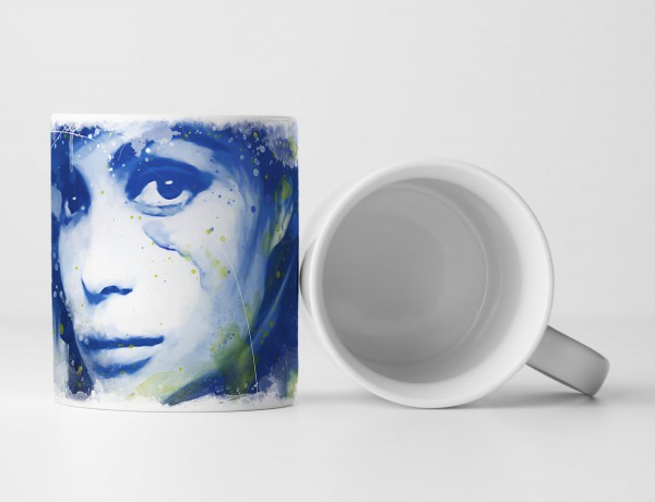 Paul Sinus Art Emmanuelle Beart I Tasse als Geschenk, Design Sinus Art