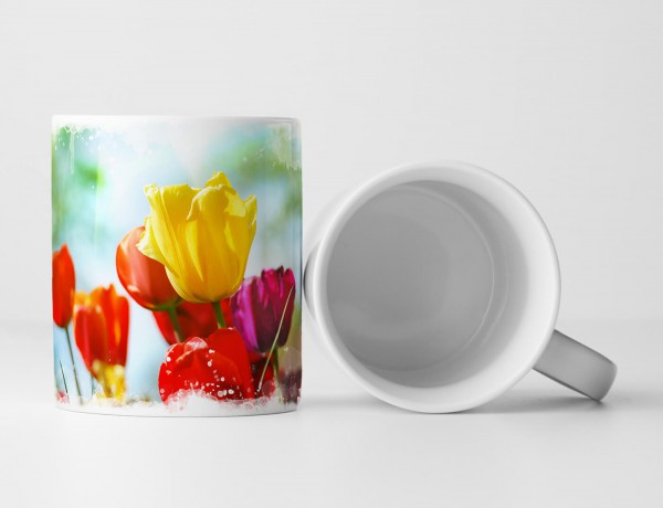 Paul Sinus Art Tasse Geschenk Naturfotografie – Schöne Frühlingsblumen