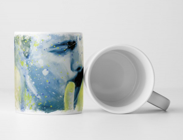 Paul Sinus Art Freddie Mercury X Tasse als Geschenk, Design Sinus Art