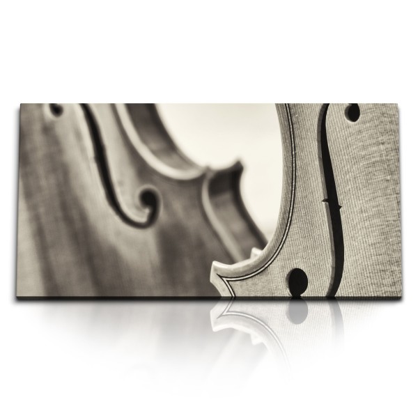 Paul Sinus Art Kunstdruck Bilder 120x60cm Geige Violine Kunstvoll Musik Streichinstrument