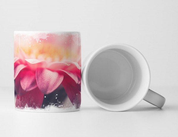 Paul Sinus Art Tasse Geschenk Naturfotografie – Romantisches Blütenblatt