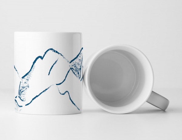 Paul Sinus Art EAU ZONE Motiv Spruch Tasse Geschenk