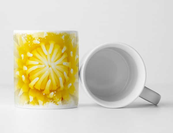 Paul Sinus Art Tasse Geschenk Naturfotografie - weißer Lotus