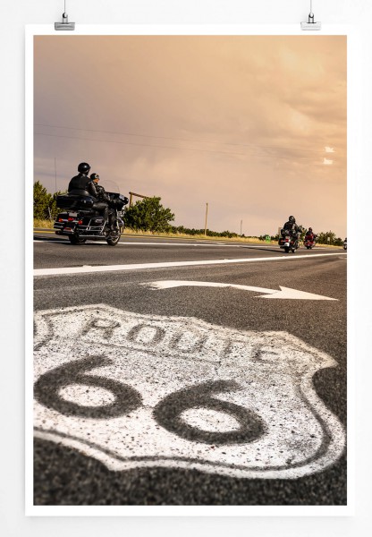 Paul Sinus Art Route 66 Arizona USA 60x90cm Poster