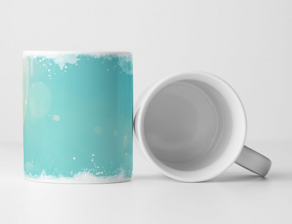 Paul Sinus Art Tasse Geschenk Künstlerische Fotografie – Sonnenschein und blauer Himmel