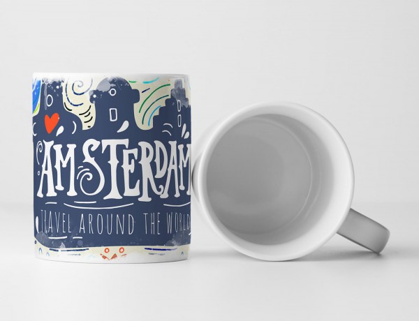 Paul Sinus Art EAU ZONE Motiv Spruch Tasse Geschenk