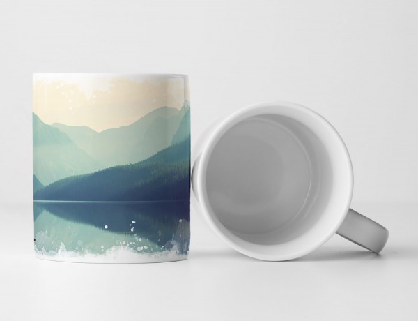 Paul Sinus Art Tasse Geschenk Landschaftsfotografie – Glacier Nationalpark Montana USA