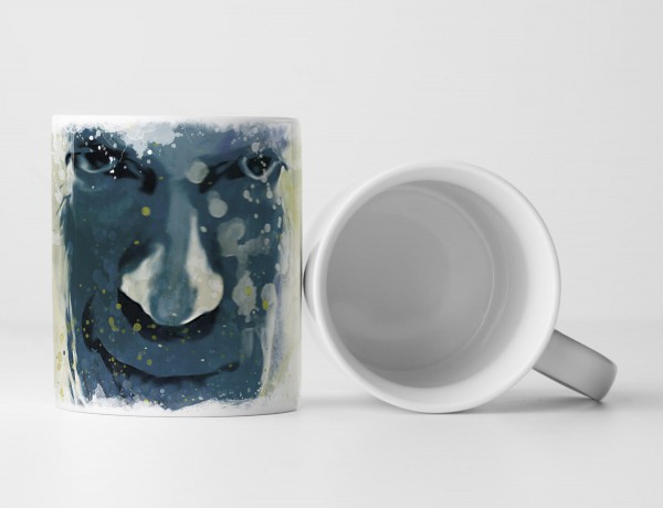 Paul Sinus Art Bruce Willis IV Tasse als Geschenk, Design Sinus Art