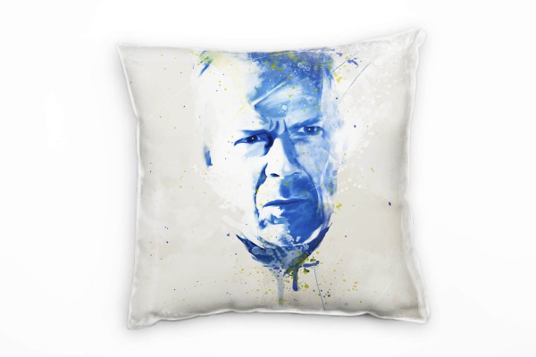 Paul Sinus Art Bruce Willis Sin City Deko Kissen Bezug 40x40cm für Couch Sofa Lounge Zierkissen