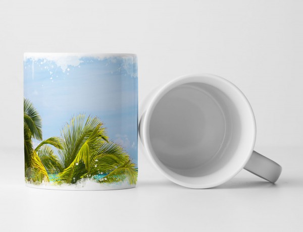 Paul Sinus Art Tasse Geschenk Landschaftsfotografie – Unberührte Natur der Malediven