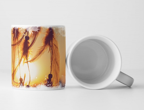 Paul Sinus Art Tasse Geschenk Traumfänger im Sonnenlicht