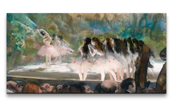 Paul Sinus Art Remaster 120x60cm Edgar Degas weltberühmtes Wandbild Ballet at the Paris Opéra zeitlose Kunst