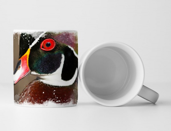 Paul Sinus Art Tasse Geschenk Tierfotografie – Süße Brautente