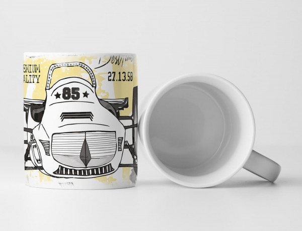 Paul Sinus Art EAU ZONE Motiv Spruch Tasse Geschenk