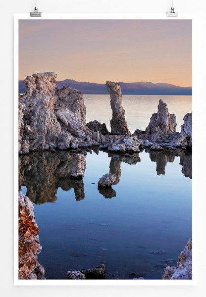 Paul Sinus Art 90x60cm Poster Magischer Mono Lake Kalifornien USA