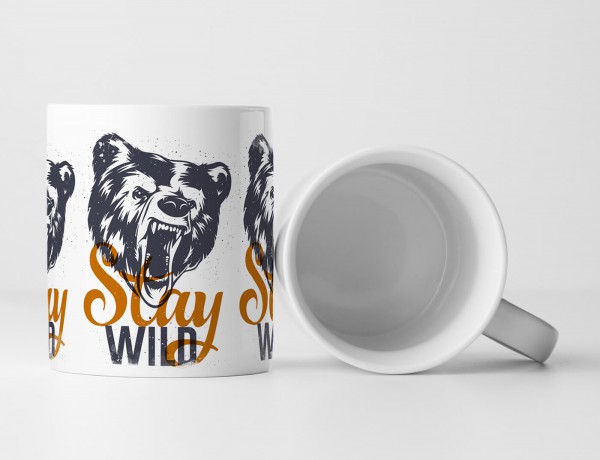 Paul Sinus Art EAU ZONE Motiv Spruch Tasse Geschenk