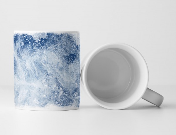 Paul Sinus Art Tasse Geschenk Künstlerische Fotografie – Schneeflocken und Eis