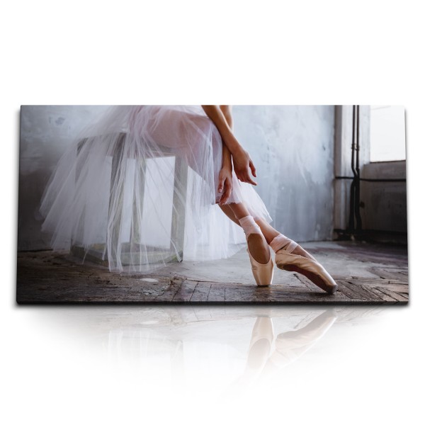 Paul Sinus Art Kunstdruck Bilder 120x60cm Ballerina Ballett junge Frau Tänzerin