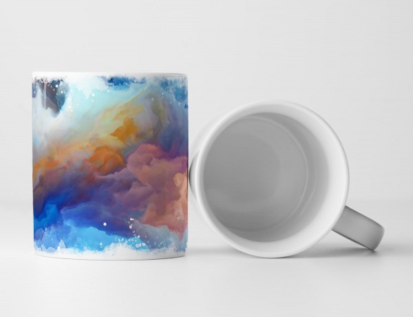 Paul Sinus Art Tasse Geschenk Wolken in surrealen Farben