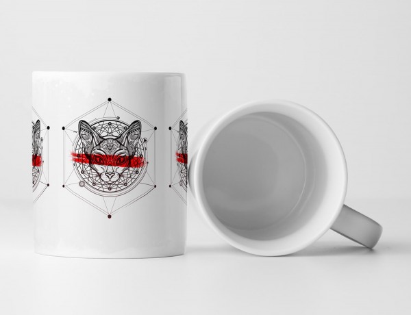 Paul Sinus Art EAU ZONE Motiv Spruch Tasse Geschenk