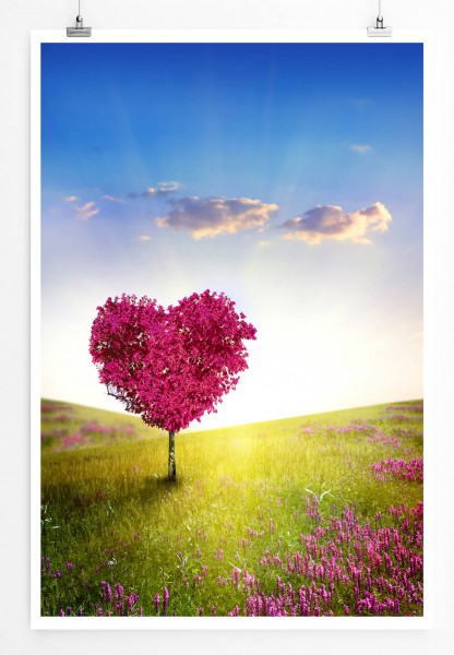 Paul Sinus Art Baum der Liebe 60x90cm Poster