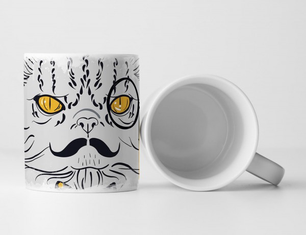 Paul Sinus Art EAU ZONE Motiv Spruch Tasse Geschenk