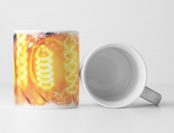 Paul Sinus Art Tasse Geschenk Fotografie – leuchtende Glühlampe Vintage