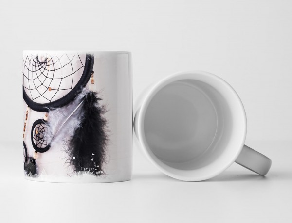 Paul Sinus Art Tasse Geschenk Künstlerische Fotografie – Schwarzer Traumfänger