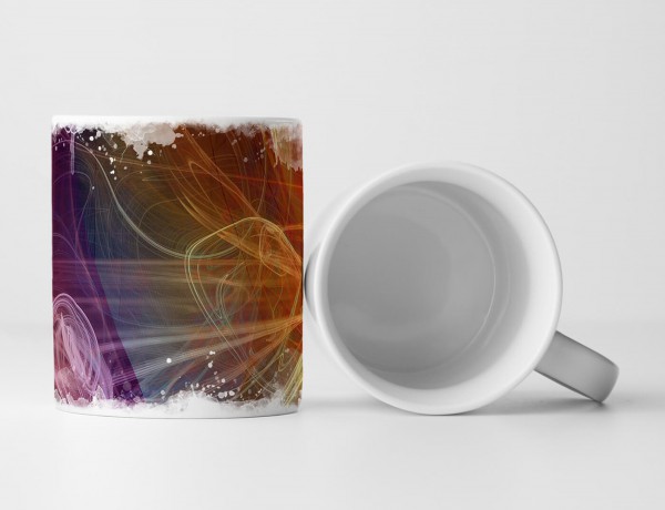 Paul Sinus Art Tasse Geschenk Bunter Farbverlauf