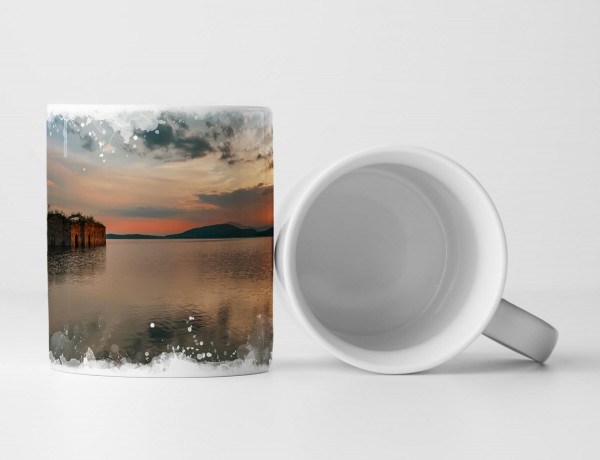 Paul Sinus Art Tasse Geschenk Naturfotografie – Sonnenuntergang in Bulgarien