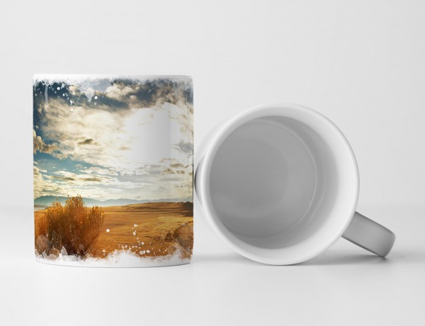 Paul Sinus Art Tasse Geschenk Landschaftsfotografie – Prärielandschaft