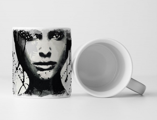 Paul Sinus Art Black Swan Tasse als Geschenk, Design Sinus Art