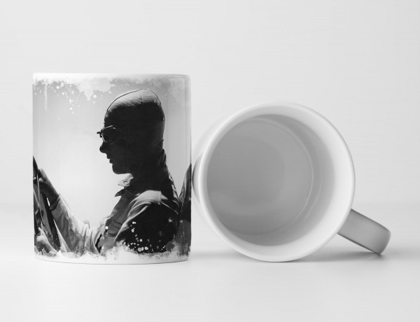 Paul Sinus Art Tasse Geschenk Künstlerische Fotografie – Fahrer am Steuer