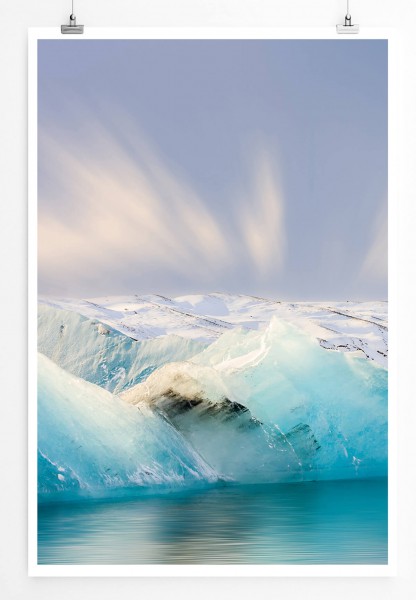 Paul Sinus Art Jokulsarlon Gletscher Island 60x90cm Poster