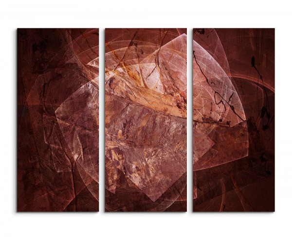 Paul Sinus Art 130x90cm Wandbild Abstrakt 1385 -3x90x40cm