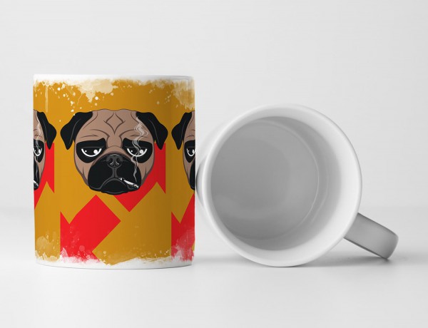 Paul Sinus Art EAU ZONE Motiv Spruch Tasse Geschenk