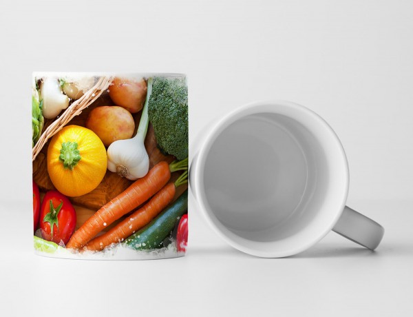 Paul Sinus Art Tasse Geschenk Food-Fotografie – Detailaufnahme verschiedener Gemüsesorten