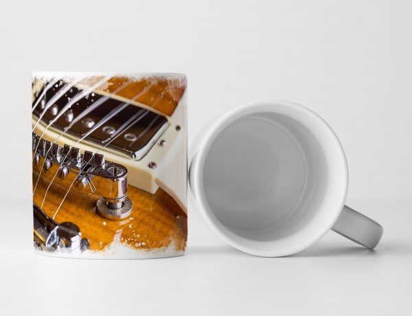 Paul Sinus Art Tasse Geschenk Fotografie – Gitarre Bridge