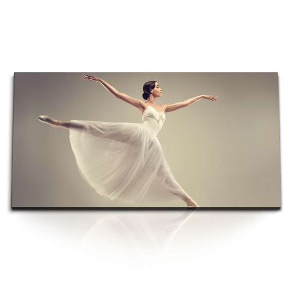 Paul Sinus Art Kunstdruck Bilder 120x60cm Ballerina Ballett junge Tänzerin Klassik