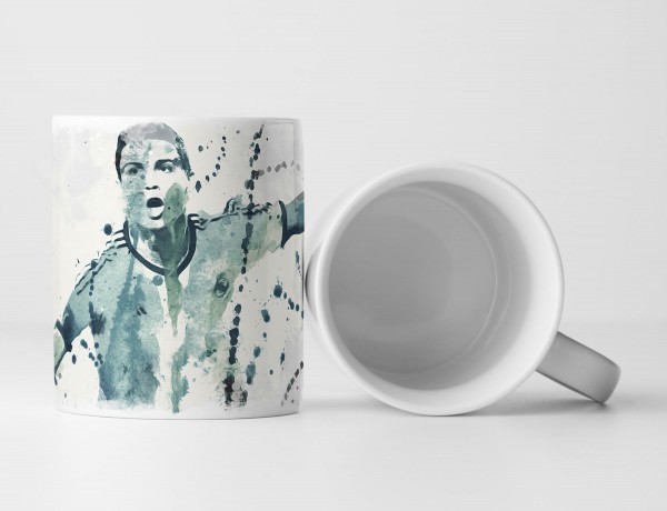 Paul Sinus Art Ronaldo IV Tasse als Geschenk, Design Sinus Art