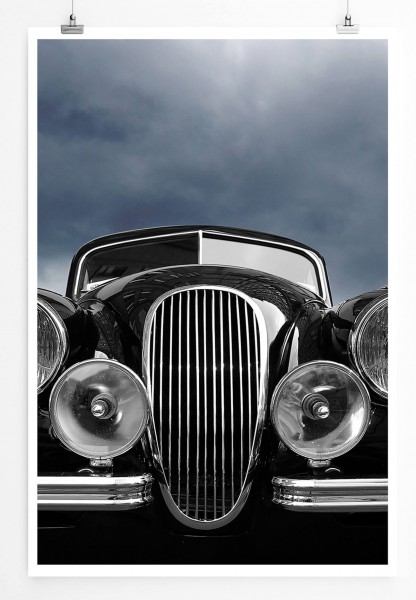 Paul Sinus Art Künstlerische Fotografie 60x90cm Poster Edler schwarzer Oldtimer